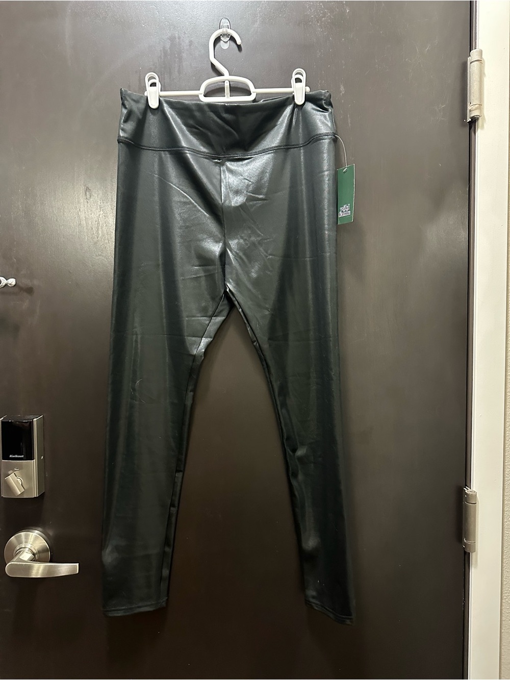 NWT Faux Leather Leggings - Black